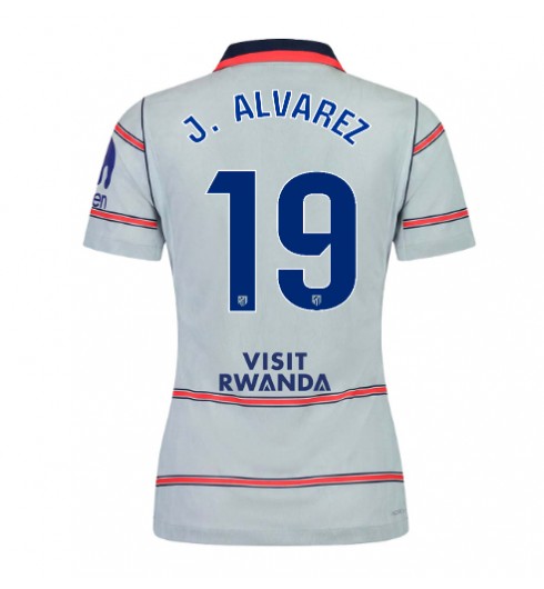 Atletico Madrid Julian Alvarez #19 Alternativní Dres pro Dámské 2026-27 Krátký Rukáv Atletico Madrid Julian Alvarez #19 Alternativní Dres pro Dámské 2026-27 Krátký Rukáv